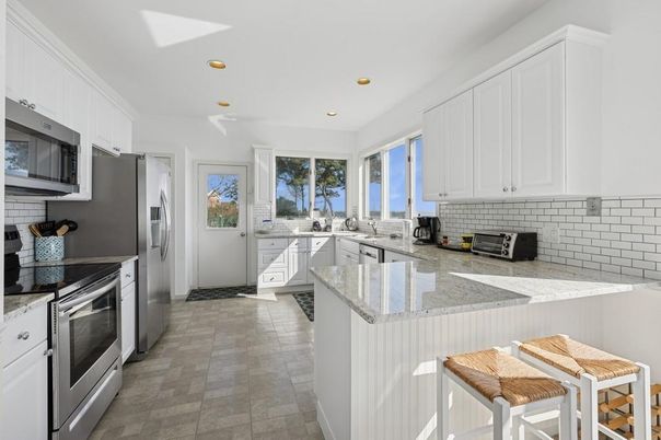 Interior, Kitchen, Recessed Lighting, Stainless Steel Appliances