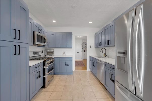 Interior, Kitchen, Recessed Lighting, Stainless Steel Appliances