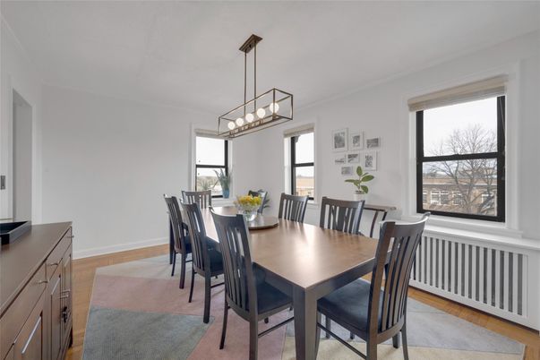 Chandelier, Dining room, Interior, Pendant Lights, Wood Texture Flooring
