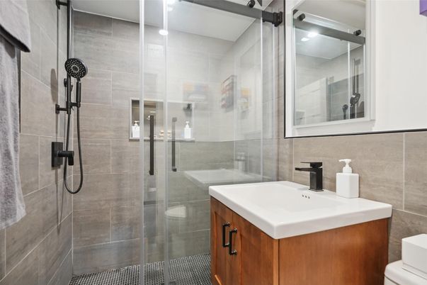 Bathroom, Glass Shower, Interior
