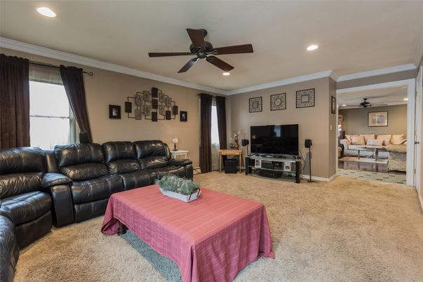 Interior, Living room, Recessed Lighting