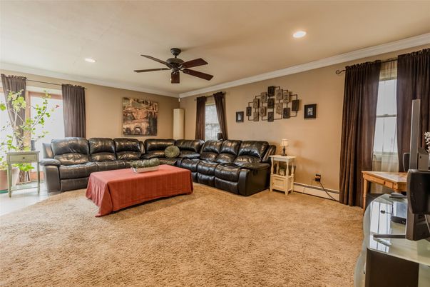 Interior, Living room, Recessed Lighting