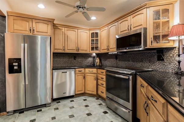 Interior, Kitchen, Recessed Lighting, Stainless Steel Appliances