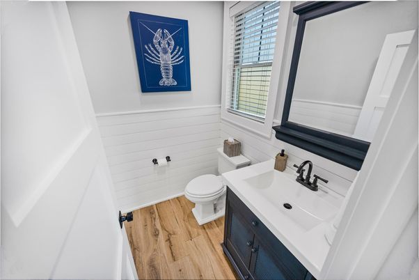 Bathroom, Interior, Wood Texture Flooring