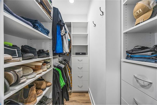 Interior, Recessed Lighting, Walk-in Closets, Wood Texture Flooring