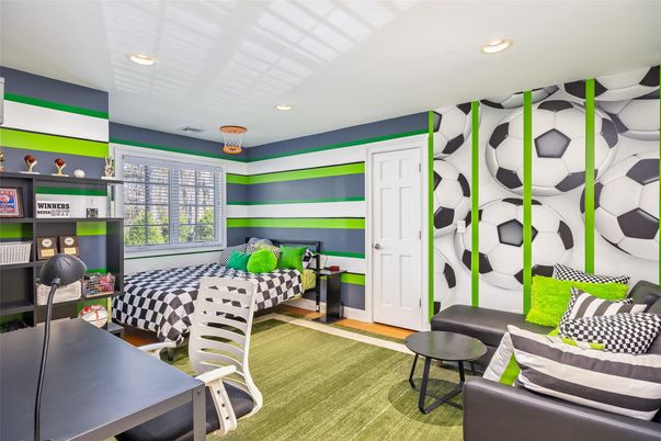 Bedroom, Home Office, Interior, Recessed Lighting