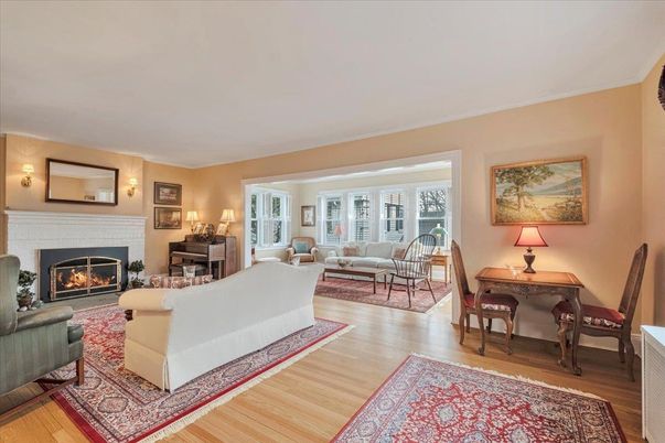 Fireplace, Interior, Living room, Wood Texture Flooring