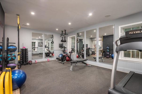 Fitness Equipment, Interior, Recessed Lighting