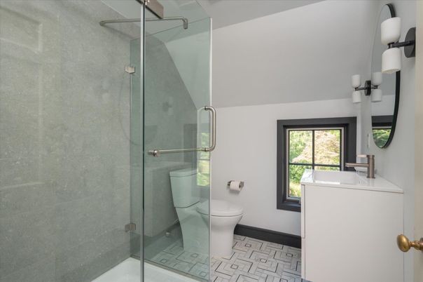 Bathroom, Glass Shower, Interior