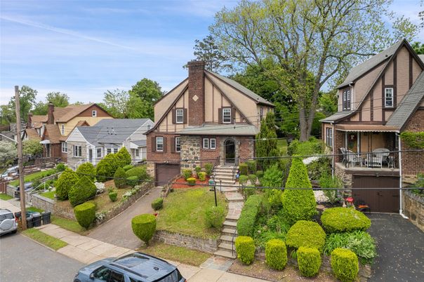 Exterior, Facade, Brick Facade, Tudor Revival