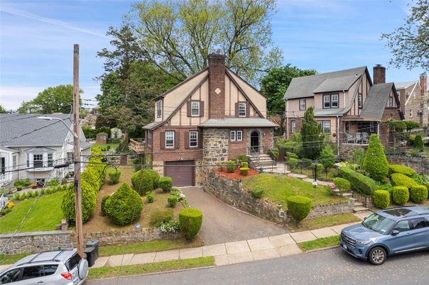 Exterior, Facade, Brick Facade, Tudor Revival