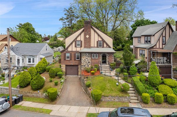 Exterior, Facade, Brick Facade, Tudor Revival