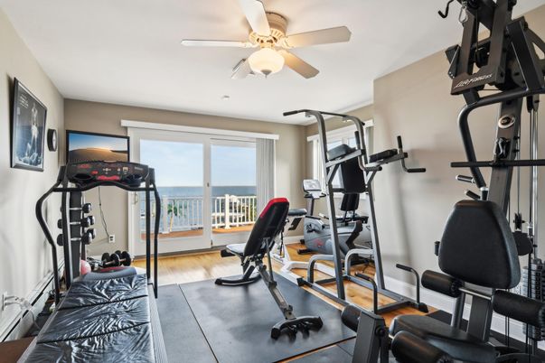 Fitness Equipment, Interior, Water, Wood Texture Flooring