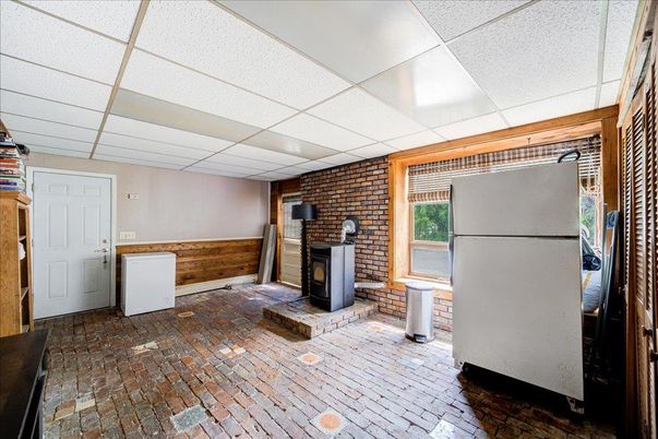 Fireplace, Interior, Stone Walls
