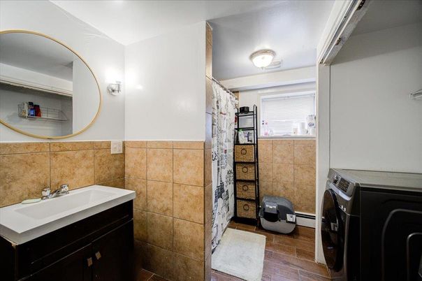 Bathroom, Interior, Wood Texture Flooring