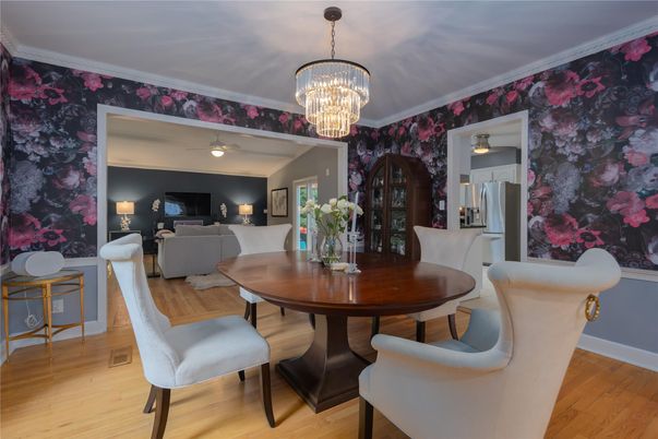 Chandelier, Dining room, Interior, Living room, Wood Texture Flooring