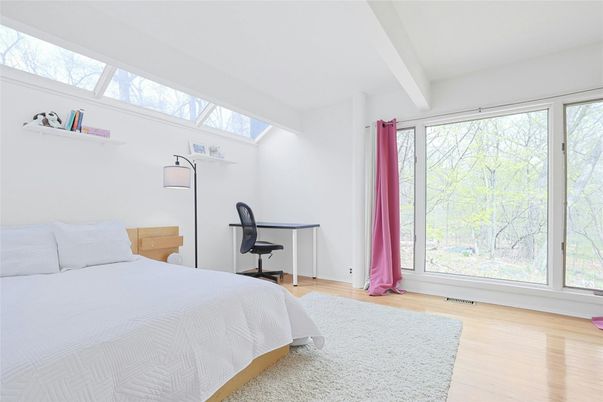Bedroom, Interior, Wood Texture Flooring