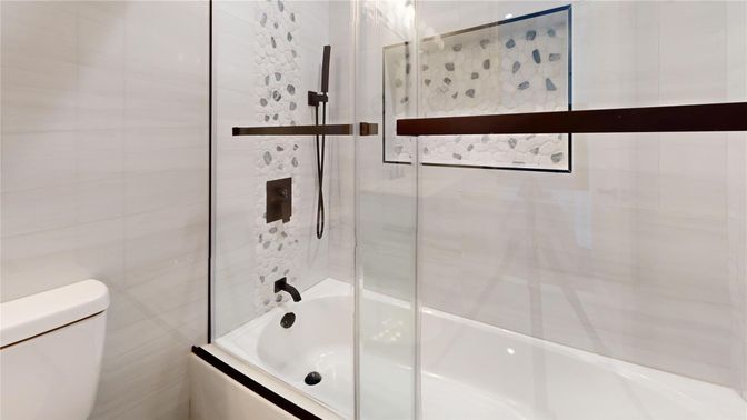 Bathroom, Glass Shower, Interior