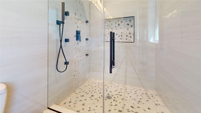 Bathroom, Glass Shower, Interior