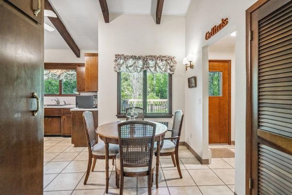 Dining room, Interior, Wooden Beams