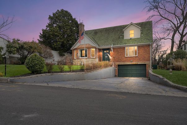 Attached, Exterior, Facade, Brick Facade, Cape Cod