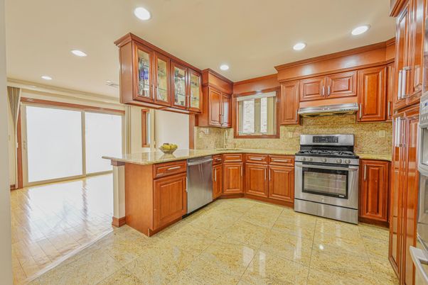 Interior, Kitchen, Recessed Lighting, Stainless Steel Appliances