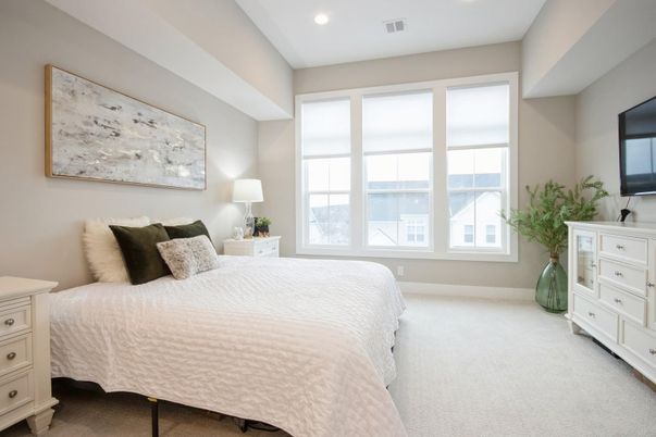 Bedroom, Interior, Recessed Lighting