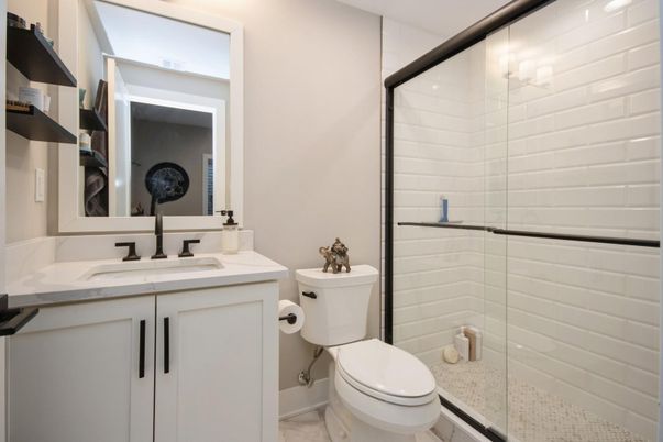 Bathroom, Glass Shower, Interior