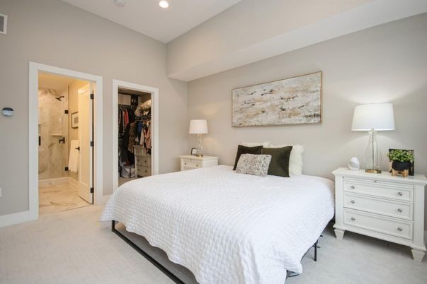Bathroom, Bedroom, Interior, Marble, Recessed Lighting