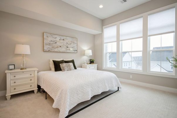 Bedroom, Interior, Recessed Lighting