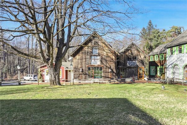 Backyard, Exterior, Facade, Tudor Revival
