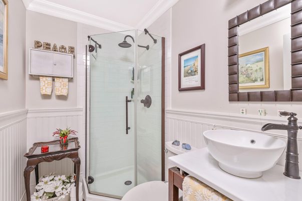 Bathroom, Glass Shower, Interior