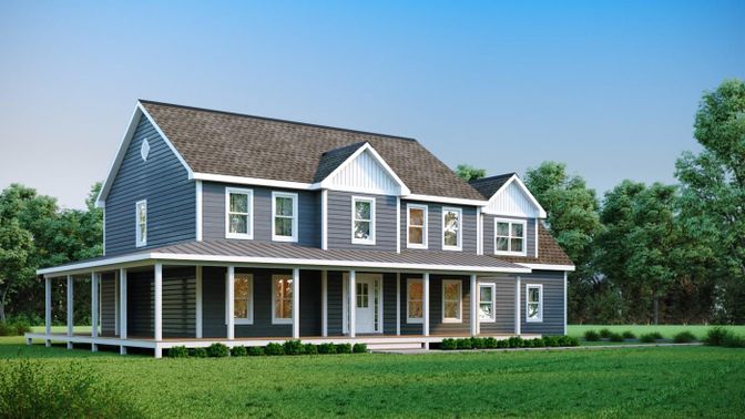 Exterior, Facade, Farmhouse