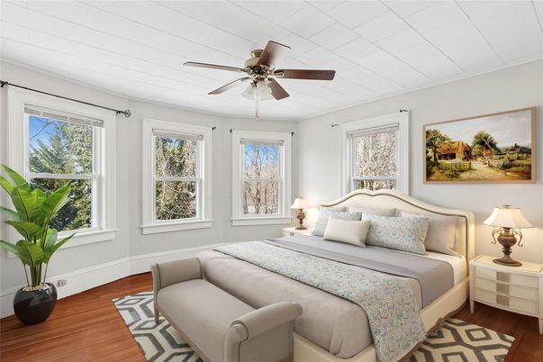 Bedroom, Interior, Wood Texture Flooring