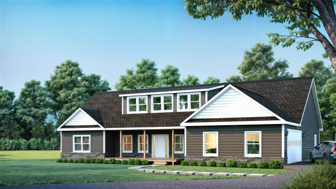 Exterior, Facade, Ranch