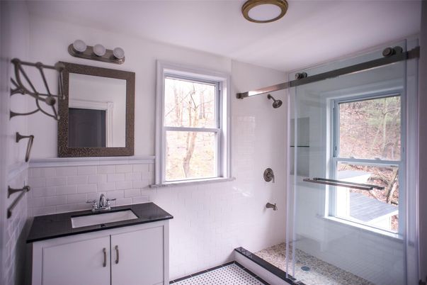 Bathroom, Glass Shower, Interior