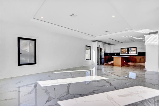 Interior, Kitchen, Marble, Recessed Lighting