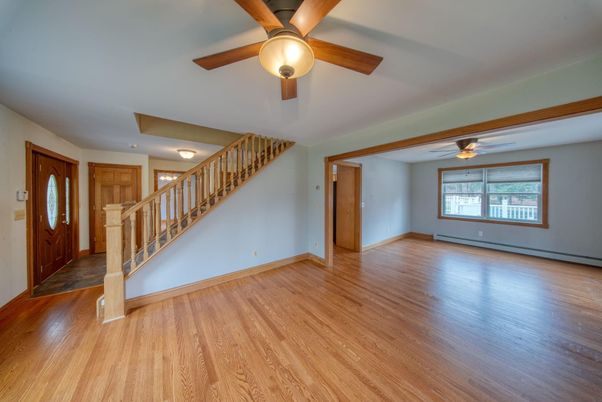 Empty room, Interior, Wood Texture Flooring