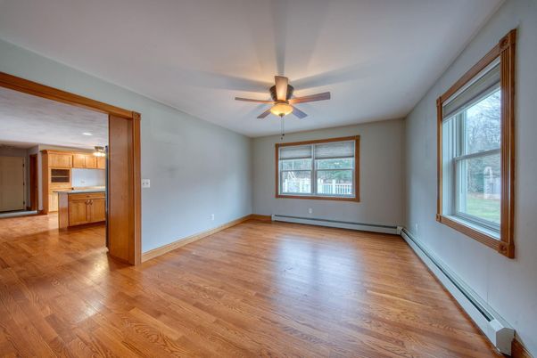 Empty room, Interior, Kitchen, Wood Texture Flooring