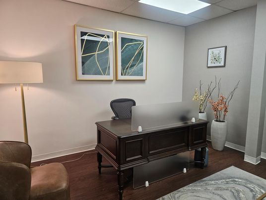 Home Office, Interior, Wood Texture Flooring