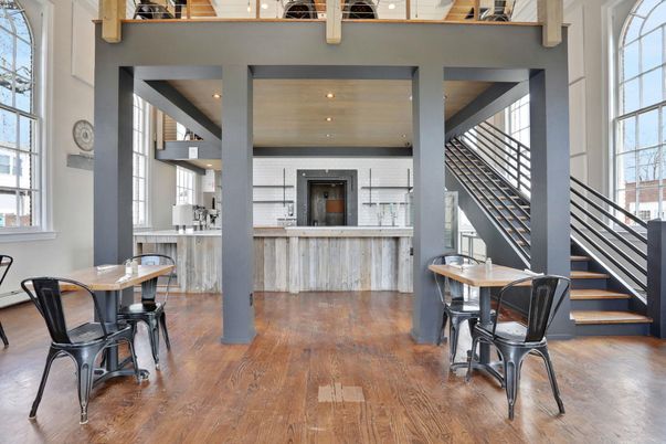 Fireplace, Interior, Recessed Lighting, Wood Texture Flooring