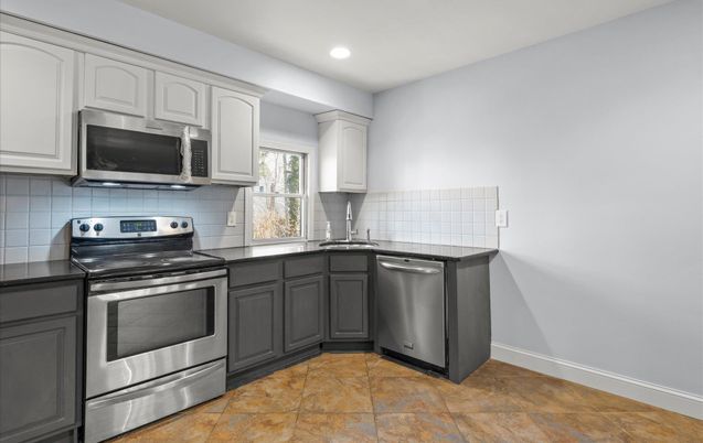 Interior, Kitchen, Recessed Lighting, Stainless Steel Appliances