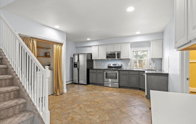 Interior, Kitchen, Recessed Lighting, Stainless Steel Appliances