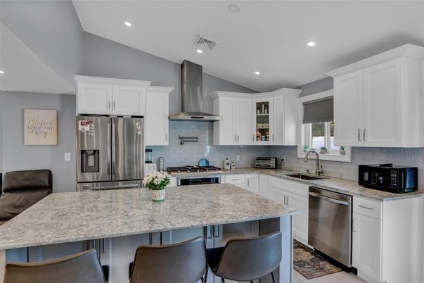 Interior, Kitchen, Recessed Lighting, Stainless Steel Appliances