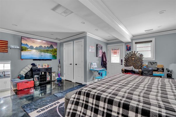 Bedroom, Interior, Recessed Lighting
