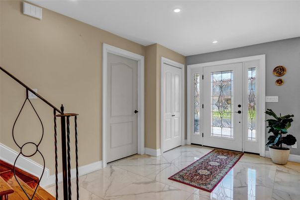 Interior, Marble, Recessed Lighting