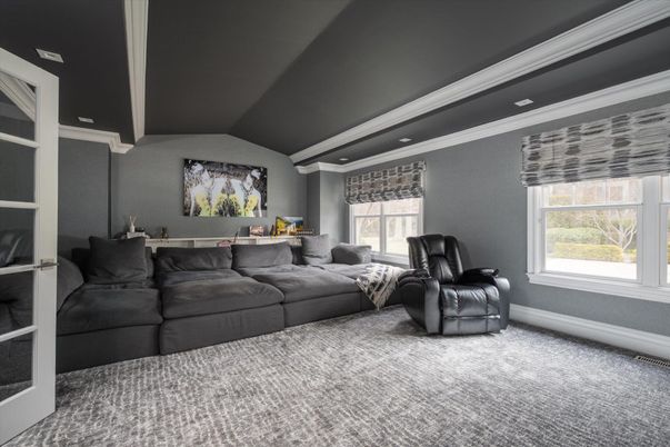 Interior, Living room, Recessed Lighting