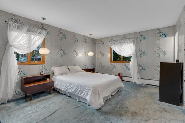 Bedroom, Interior, Pendant Lights
