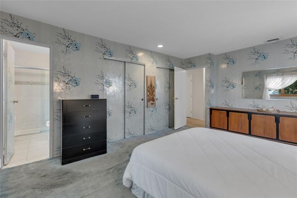 Bedroom, Interior, Recessed Lighting