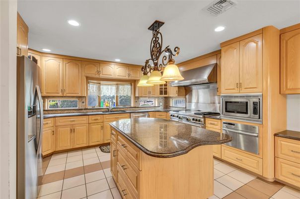 Interior, Kitchen, Recessed Lighting, Stainless Steel Appliances
